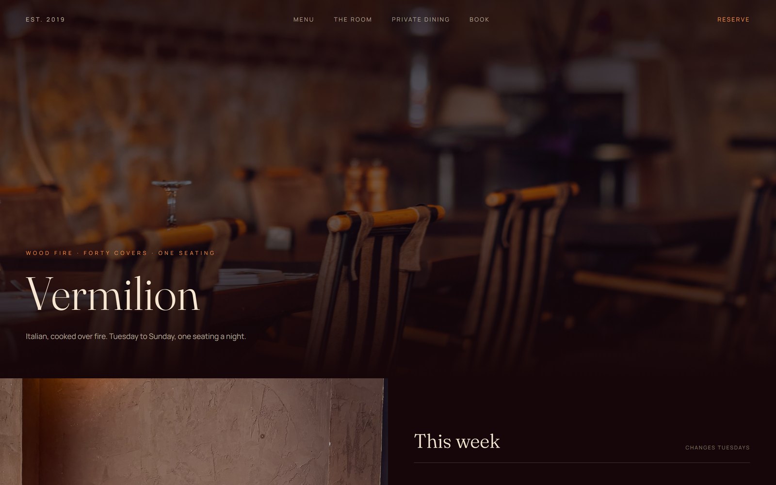 The Vermilion site, built for restaurants